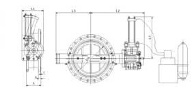 HD7X41X��������ʽҺ�ؾ��]ֹ�ص��yPN6��PN16���νY(ji��)��(g��u)�ߴ�D