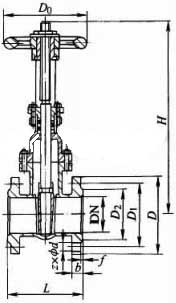 Z41T-10C�ͷ��m�B������l�y���νY(ji��)��(g��u)�ߴ�D